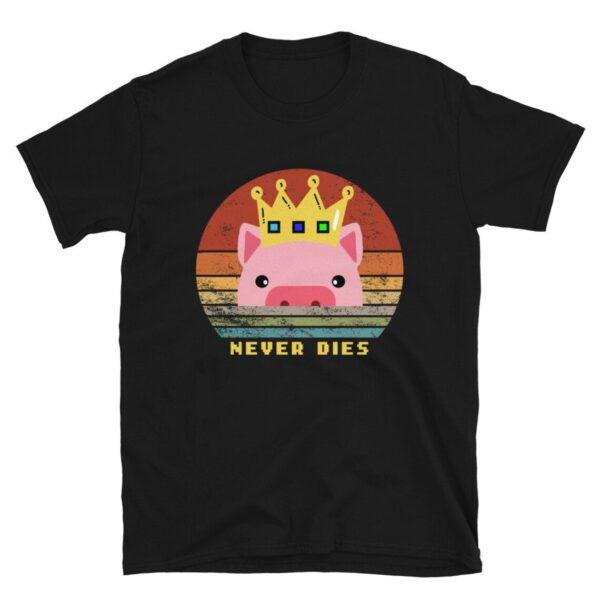 Technoblade never dies Shirt - Retro style technoblade shirt - Technoblade merch - Short-Sleeve Unisex T-Shirt - Image 2