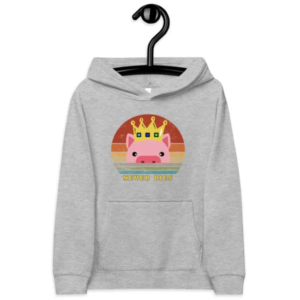 Technoblade never dies Kids hoodie - Retro style Technoblade Kids hoodie - Technoblade Kids hoodie - Kids fleece hoodie