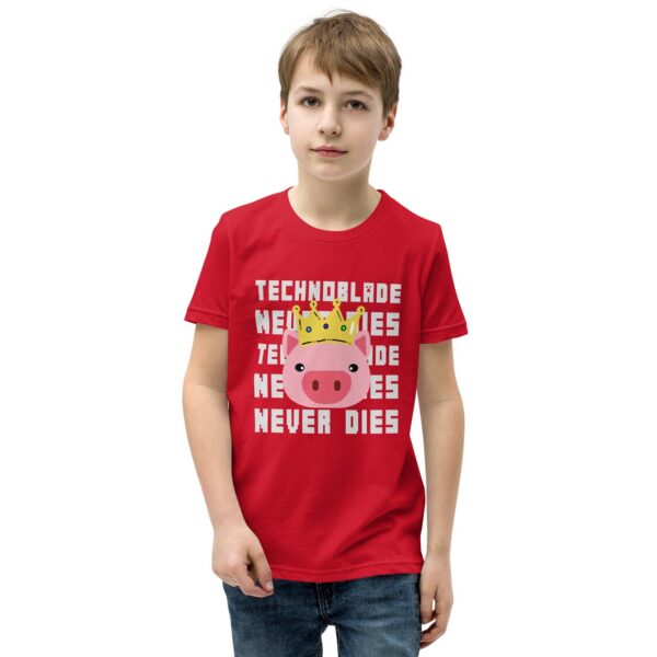 Technoblade Youth Shirt – Dream SMP Merch for Kids - Image 2