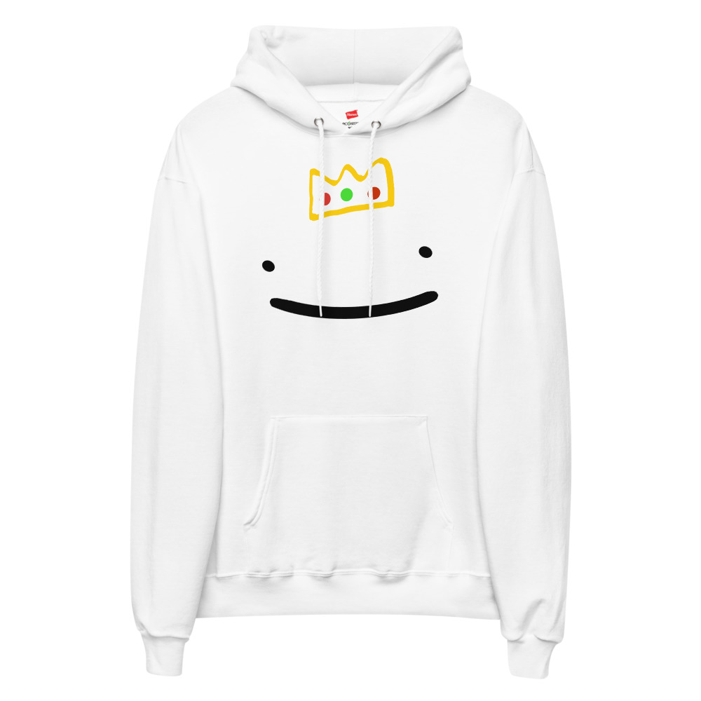 Crown dream smile hoodie - Dream smp hoodie - Dream smile smp - Dream smile fleece pullover hoodie - Unisex fleece hoodie - Image 6
