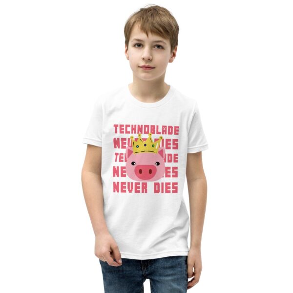 Technoblade Youth Shirt – Dream SMP Merch for Kids - Image 4
