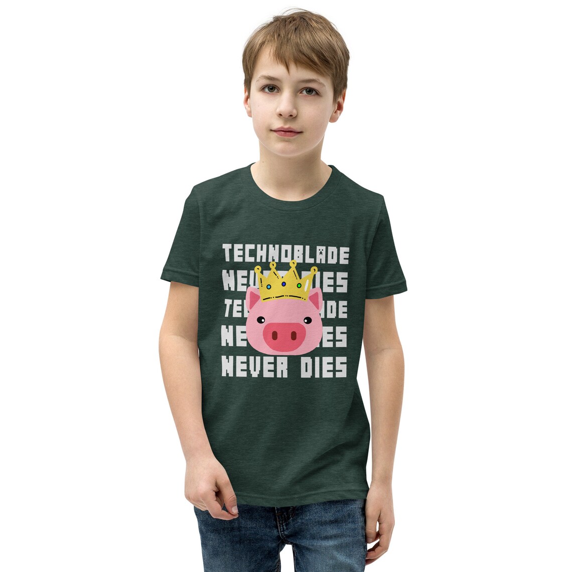 Technoblade Youth Shirt – Dream SMP Merch for Kids - Image 5