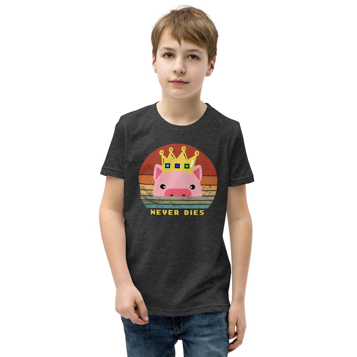 Technoblade Youth Shirt – Retro Dream SMP Tee for Kids