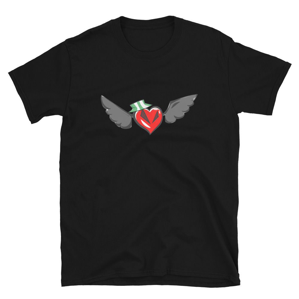 Gaming Heart Shirt - Gift For Gamers - Unisex T-Shirt