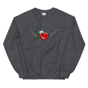 Gaming Heart Sweatshirt - Gift For Gamers - Unisex Sweatshirt