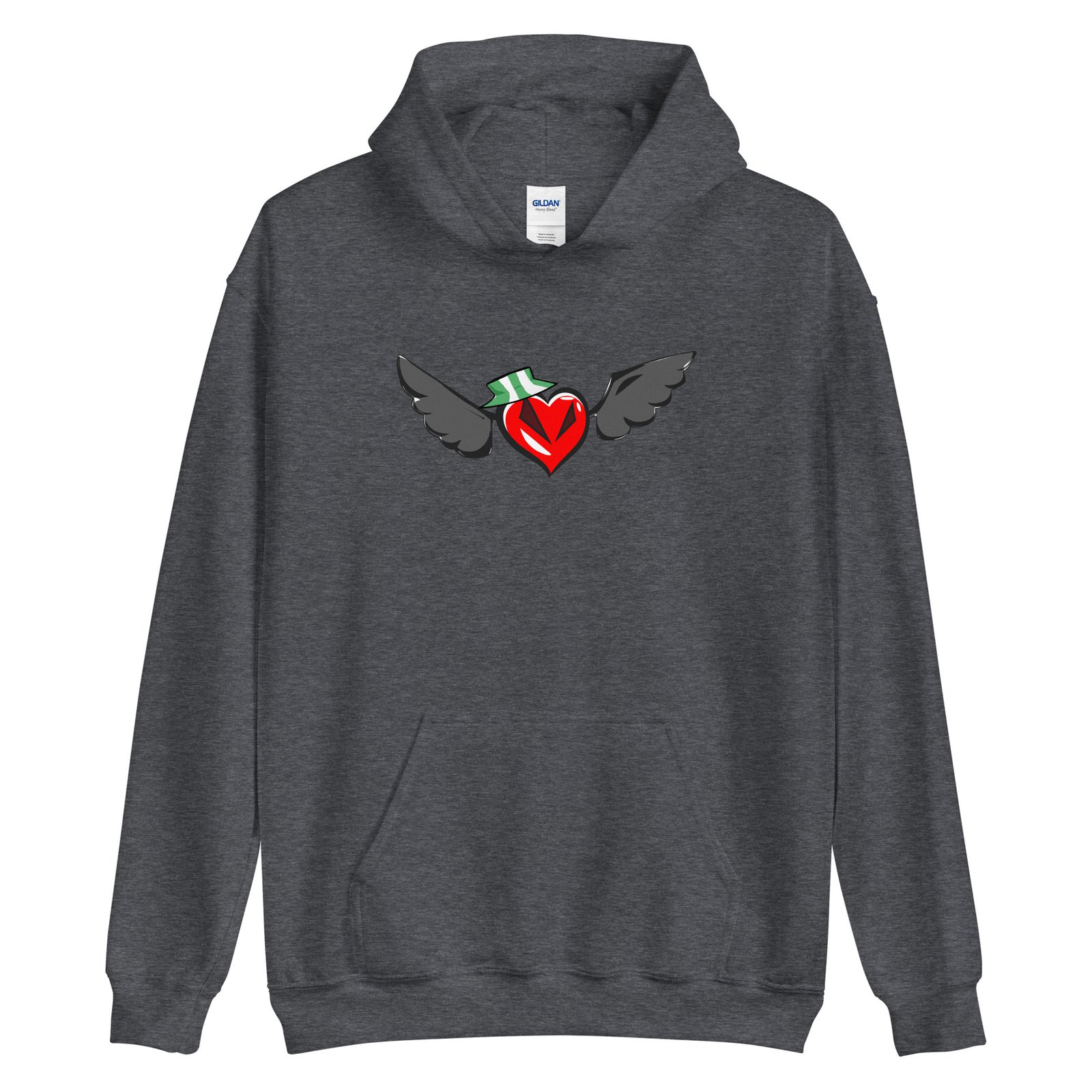Gaming Heart Hoodie - Gift For Gamers - Unisex Hoodie - Image 2