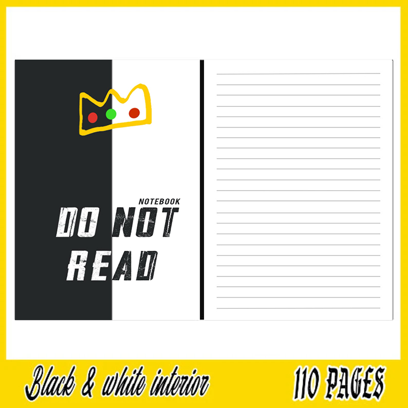 Ranboo Do Not Read Notebook : Ranboo crown notebook - Dream Smp notebook Paperback - Image 7