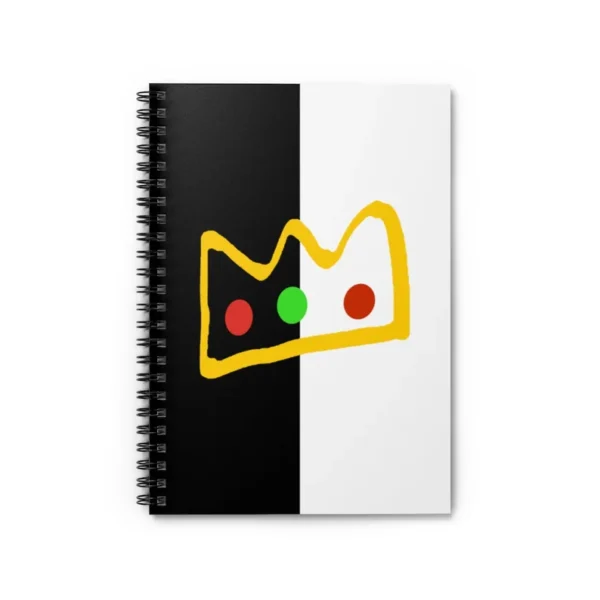 Ranboo Spiral Notebook – Dream SMP Crown Design - Image 2
