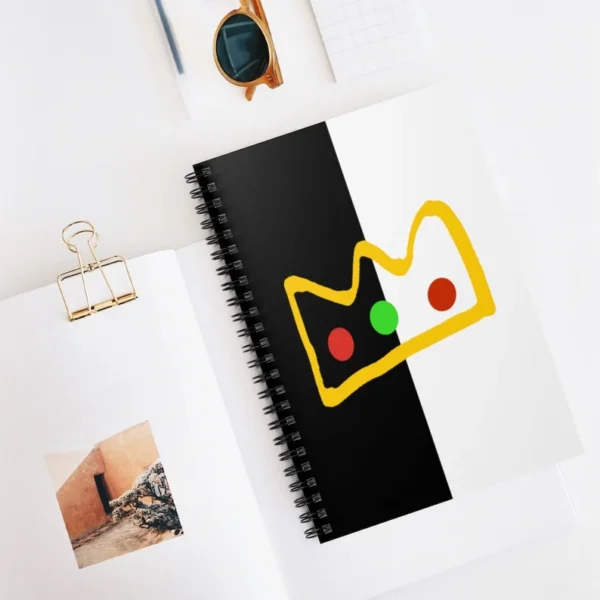 Ranboo Spiral Notebook – Dream SMP Crown Design - Image 4