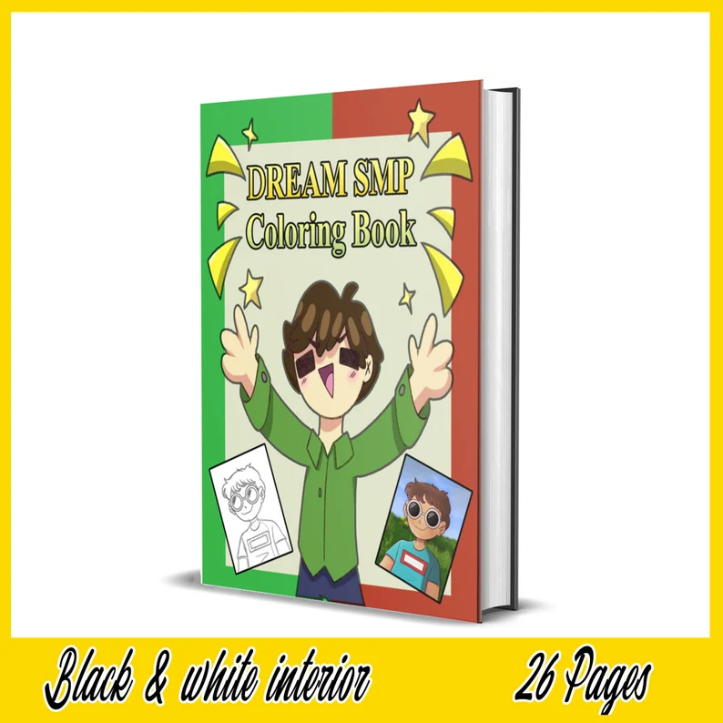 Dream smp coloring book: MCYT Coloring Book - Image 7