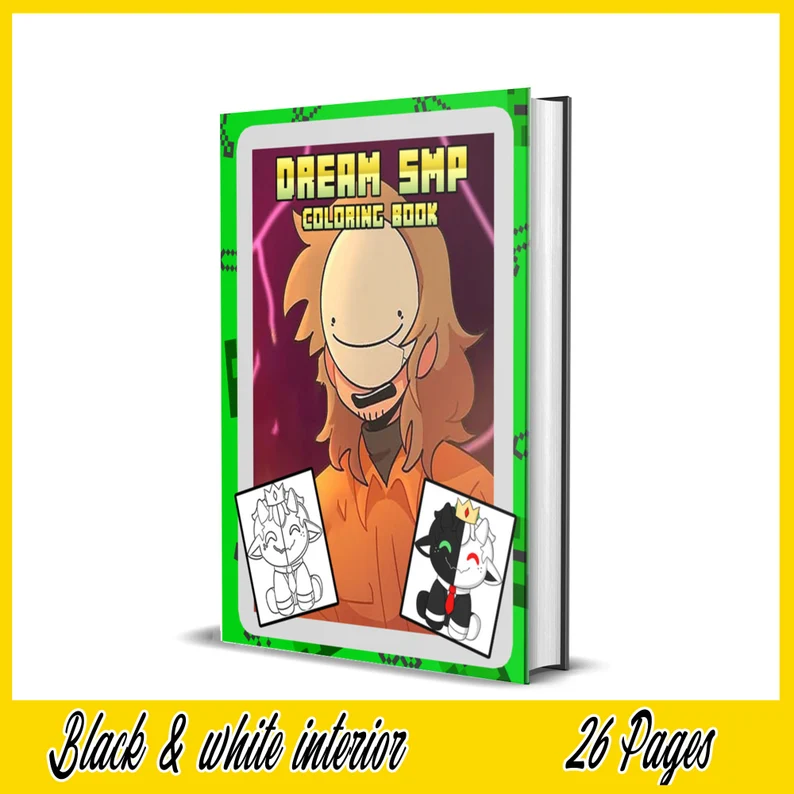 Dream smp coloring book: MCYT Coloring Book - Image 8