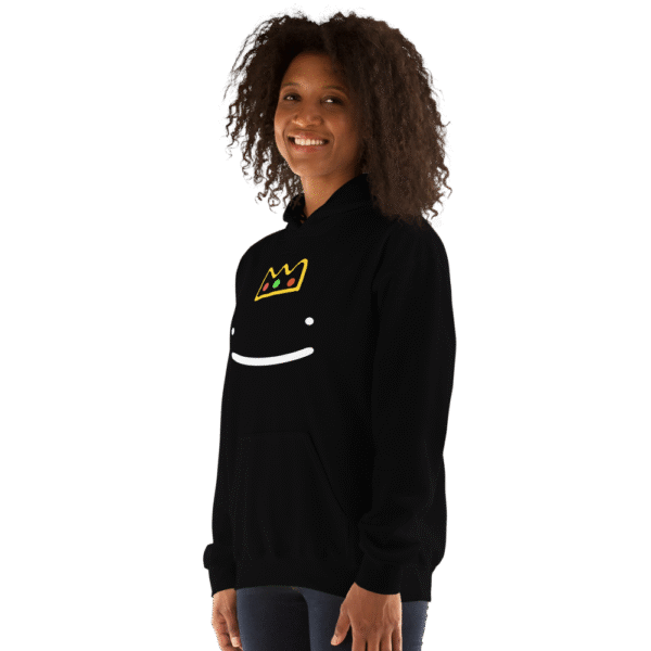 Crown dream smile hoodie - Dream smp hoodie - Dream smile smp - Dream smile fleece pullover hoodie - Unisex fleece hoodie - Image 2