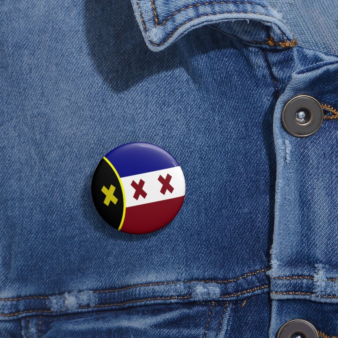Dream SMP Pin Buttons - Dream Smp Flag Pin - Ranboo's Crown Pin - Dream SMP Team - Image 2