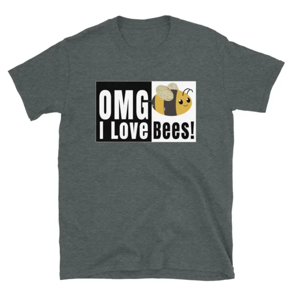 OMG I love Bees Shirt - Tubbo Shirt Dream Smp - Short-Sleeve Unisex T-Shirt - Image 3