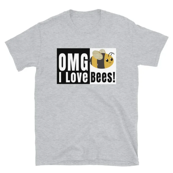 OMG I love Bees Shirt - Tubbo Shirt Dream Smp - Short-Sleeve Unisex T-Shirt - Image 4