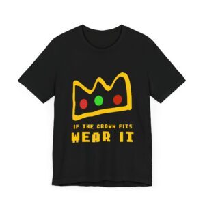 Ranboo Tshirt – If the Crown Fits Wear It – Dream SMP Merch – Crown Shirt – Unisex Gamer Tee