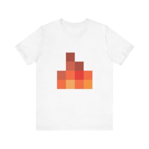Fire Gamer Shirt – Inspired Pixel Tee – Cool Gaming Shirt – Gift for Gamers – Unisex T-Shirt