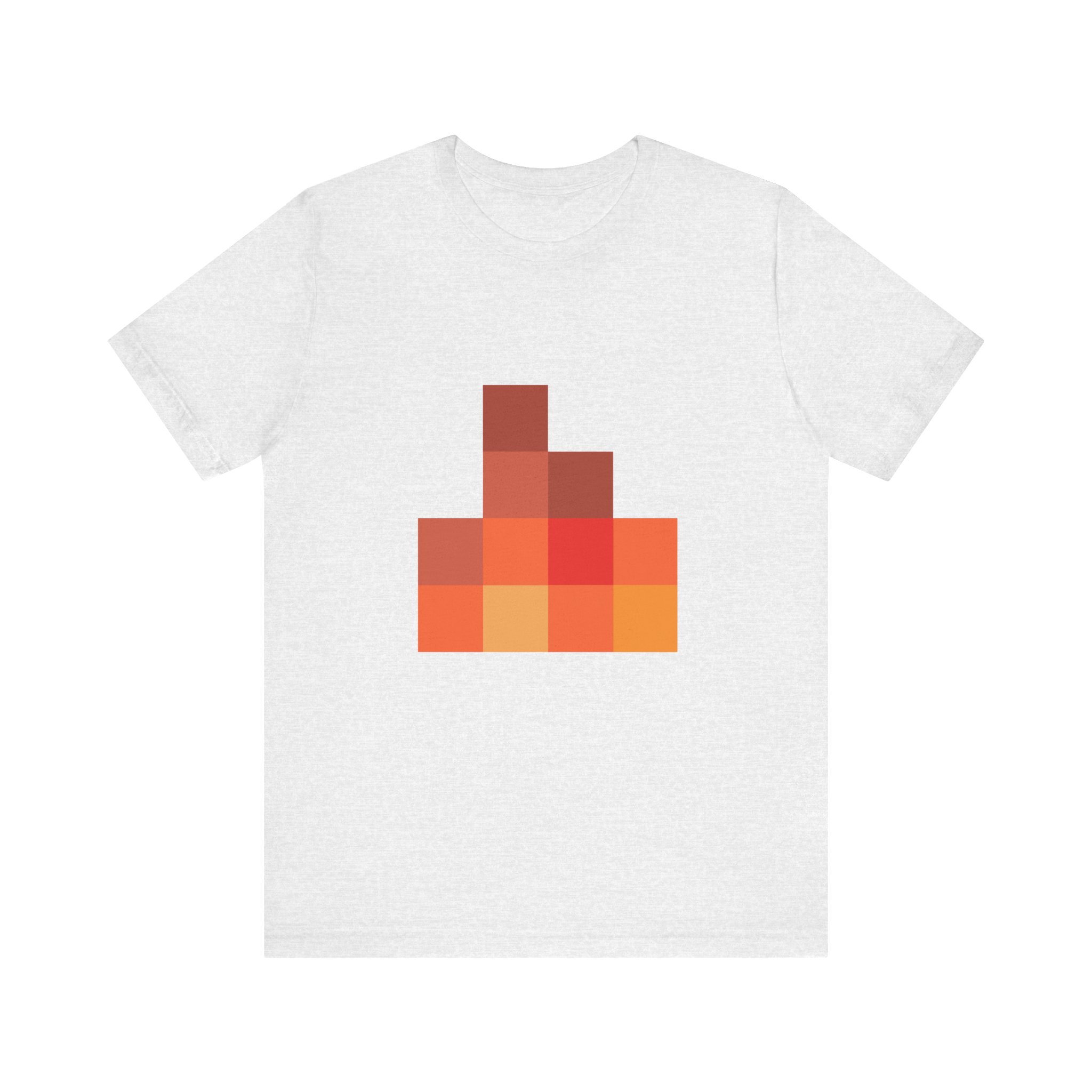 Fire Gamer Shirt – Inspired Pixel Tee – Cool Gaming Shirt – Gift for Gamers – Unisex T-Shirt - Image 4