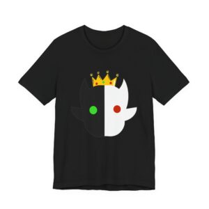 Aesthetic Crown Face Shirt – Crown Shirt – Cute Gaming Shirt – Perfect Gift for Gamers – Unisex T-Shirt