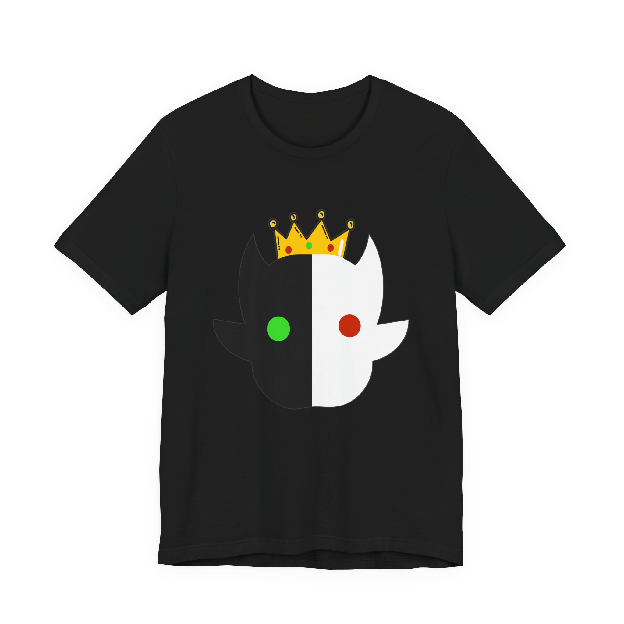 Aesthetic Crown Face Shirt – Crown Shirt – Cute Gaming Shirt – Perfect Gift for Gamers – Unisex T-Shirt