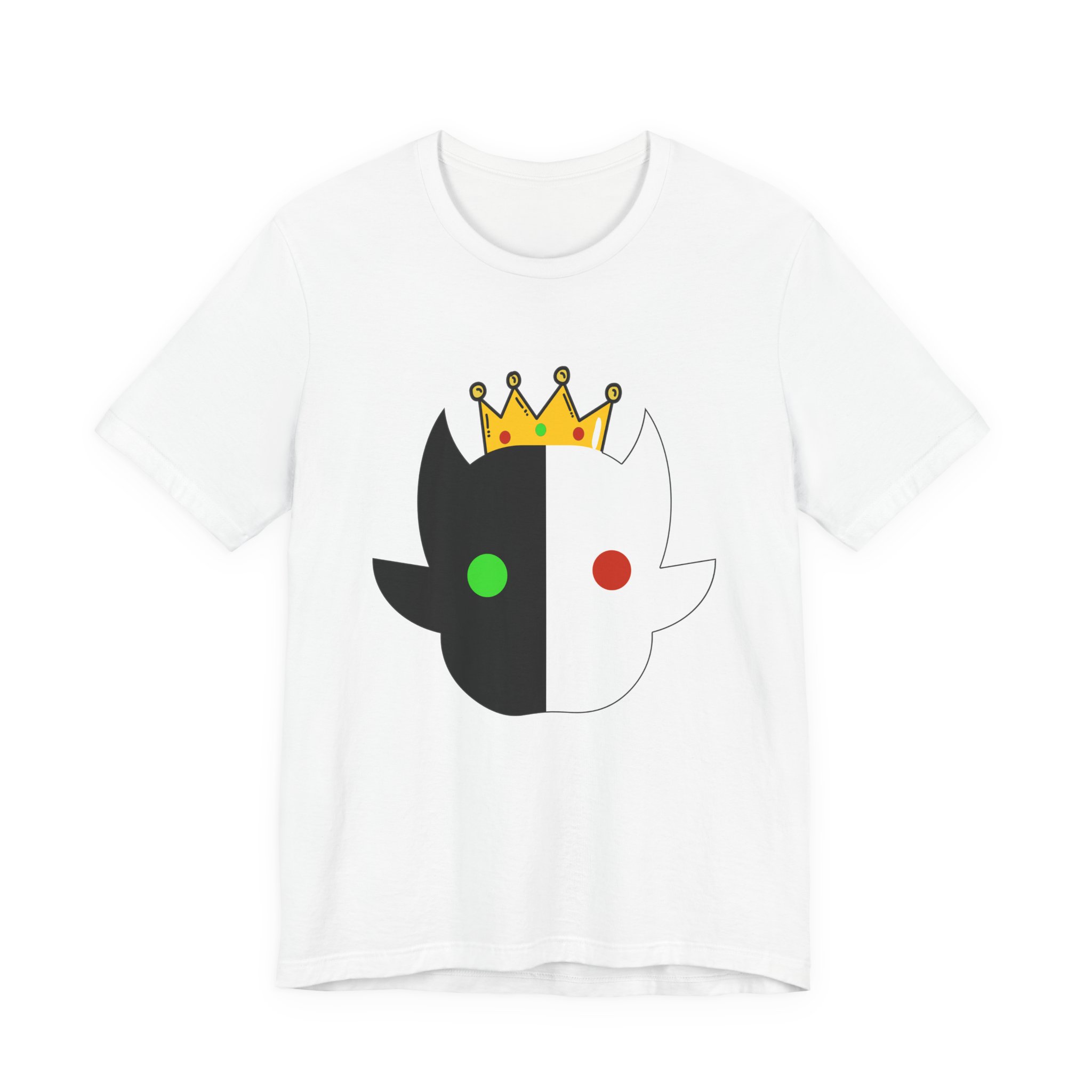 Aesthetic Crown Face Shirt – Crown Shirt – Cute Gaming Shirt – Perfect Gift for Gamers – Unisex T-Shirt - Image 2