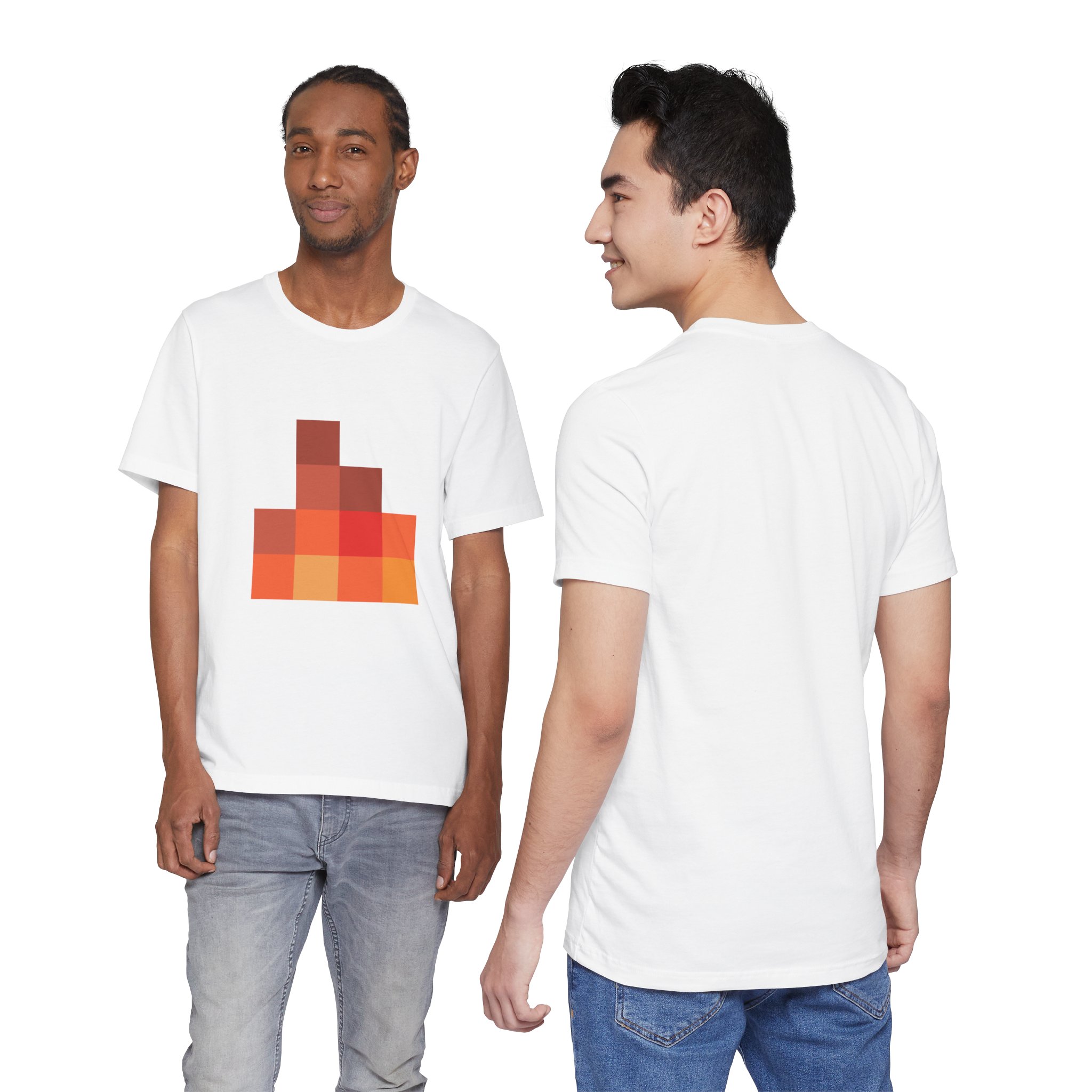 Fire Gamer Shirt – Inspired Pixel Tee – Cool Gaming Shirt – Gift for Gamers – Unisex T-Shirt - Image 2