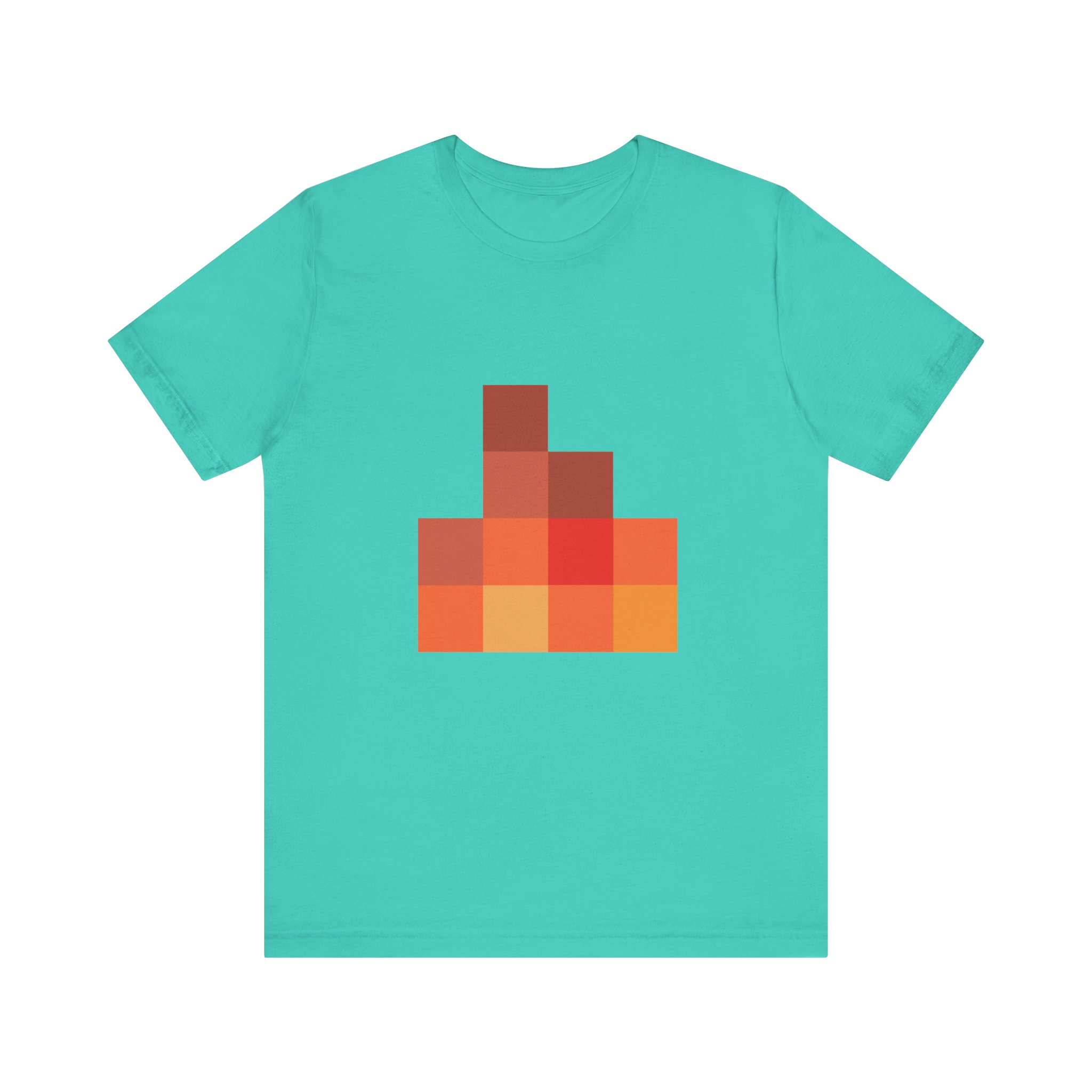 Fire Gamer Shirt – Inspired Pixel Tee – Cool Gaming Shirt – Gift for Gamers – Unisex T-Shirt - Image 5